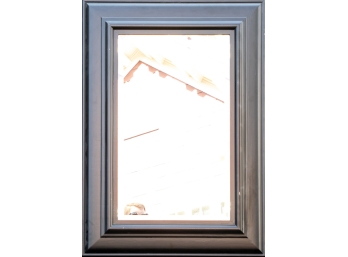 Decorative Black Framed Beveled Glass Mirror