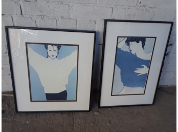 Two Framed Mid Century Prints