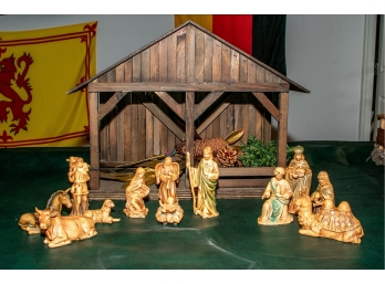 Nativity Set With Quality Porcelain Figures