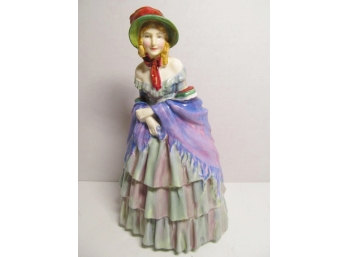 Early Royal Doulton Porcelain Figurine HN1345 'A Victorian Lady'