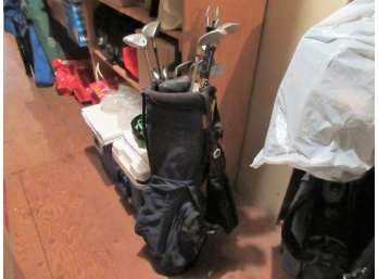 Golf Bag With Mixed Clubs