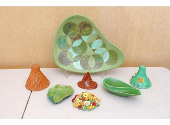 Seven Elsie Ralph Designed Ceramic Pieces