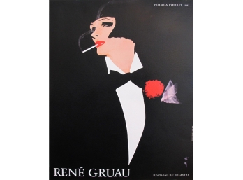 Rene Gruau 'Femme A L' Oeillet' 1981