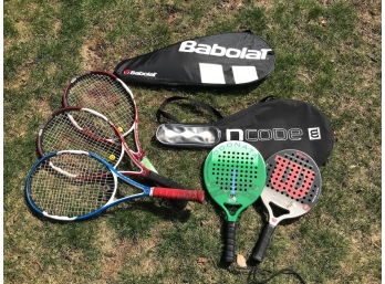 Tennis And Paddle Tennis Racquets