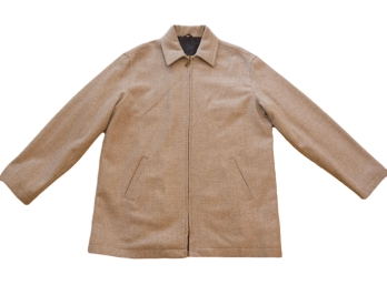 Signature Bernini Italian Zip Up Blazer Jacket - Size Medium