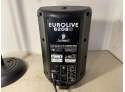 Behringer Eurolive B208D 200 Watt PA Speaker System, EV N/D767a Microphone And Mike Stand