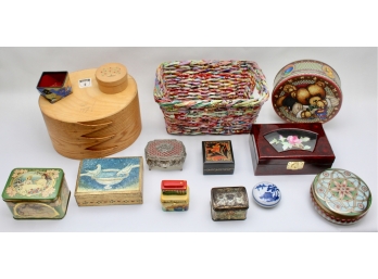 14 Trinket And Jewelry Boxes