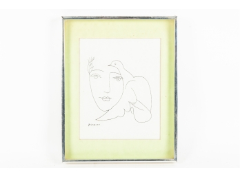 Framed Print By Pablo Picasso ' The Face Of Peace'