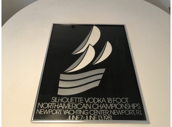 1981 Newport Yachting Poster