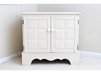 White Painted Two Door Cabinet