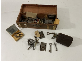 Box Of Various Metal Keys