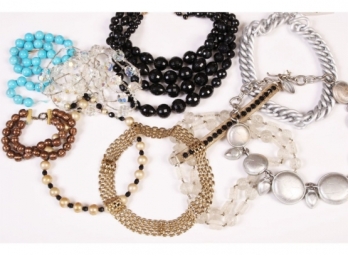 Group Of Quality Costume Jewelry, Necklaces & Bracelets, Basement Find