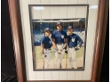 Don Mattingly, Ricky Henderson And Dave Winfield Autographed 8' X 10' Color Photo