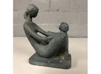 Vintage Austin Productions Ceramic Sculpture By Kathy Klein Circa 1970 Titled “Generations”