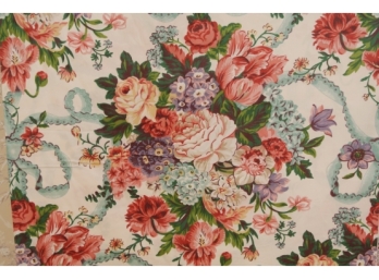 Waverly Fabric, Sophies Garden Pattern, Glorious Collection - Aprox 15+ Yds