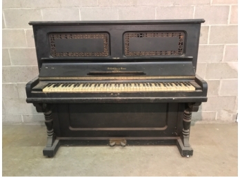 Schleiher & Son, New York And Stamford, CT Upright Grand Piano