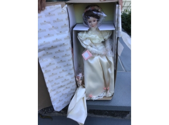 The Ashton-Drake Galleries, Eizabeth’s 1900’s Doll In Wedding Dress