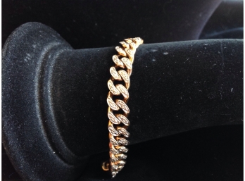 Sterling Silver Gold Wash Bracelet #4
