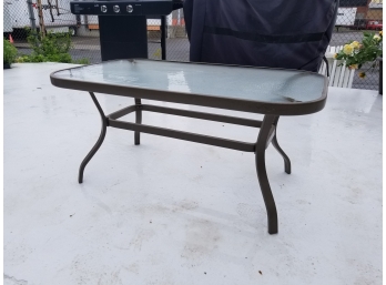 Small Glass Patio Table