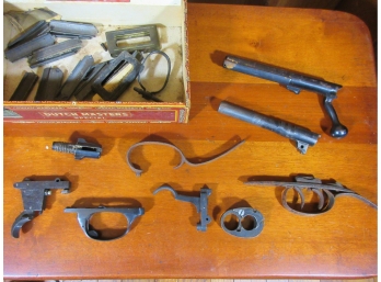 Box Of Vintage Gun Parts