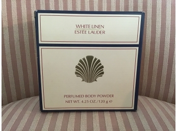 Estée Lauder “White Linen” Perfumed Body Powder - Unopened Box