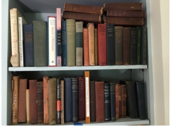Two Shelves Of History & War Books
