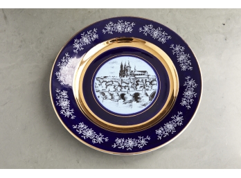 Vintage Collectible Fine Porcelain Of Bohemia - Karlsbad Plate