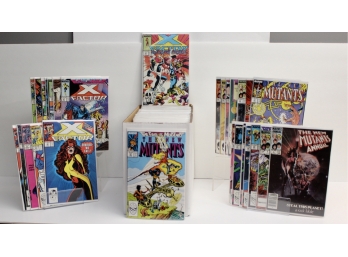 Full Box Of The X Factor And The New Mutants Comic Books