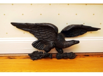 Cast Iron Hanging Figural Eagle