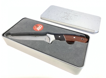 American Legend 150th Anniversary Fixed Blade Knife In Original Tin - Model  4660516A