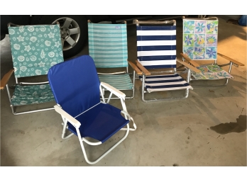 5 Beach Chairs