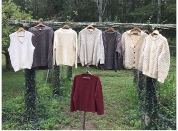 Collection Of Irish & Ecuadorian Men's Wool Sweaters