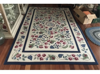 Floral Area Rug- 106' X 72'