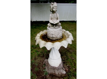 Wonderful Four Part Garden Fountain - AS IS