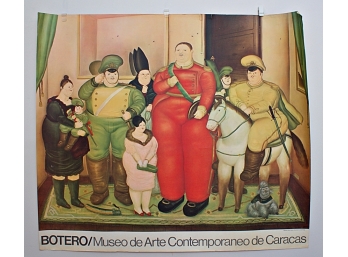 Botero / Museo De Arte Contemporaneo De Caracas Poster