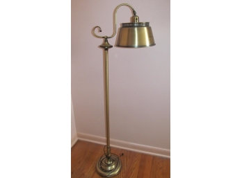 Vintage Metal Brass Finish Floor Lamp
