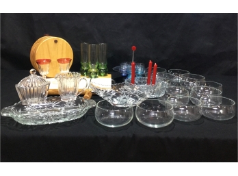 Large Lot Of Crystal & Glass