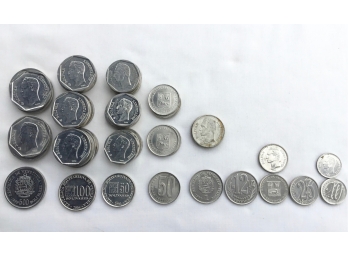 Mixed Denomination Venezuelan  Coins