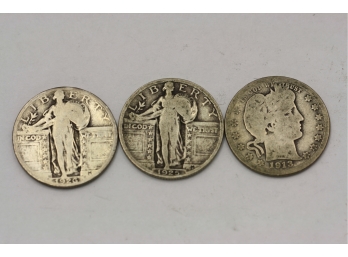 3 Silver Quarters
