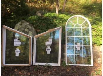 Set Of Three Pella Double Pane Windows