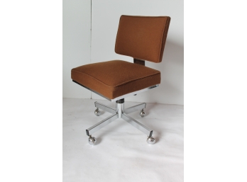 Classic Brown MID CENTURY Mad Men Style Office Chair MCM