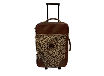 Animal Print Carry-On Luggage Bag