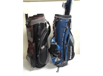 2 Golf Bags Master Grip And Dunlop