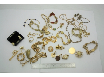 Lot Of Gold Filled Vintage Antique Jewelry