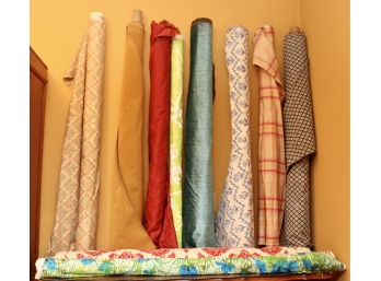 Ten Rolls Of Good Quality Fabric