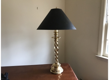 Beautiful Brass Spiral Lamp