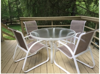 Outdoor Table And Four Chairs