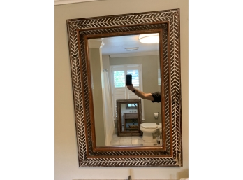 2 Brown Hanging Wall Mirrors. 30x42