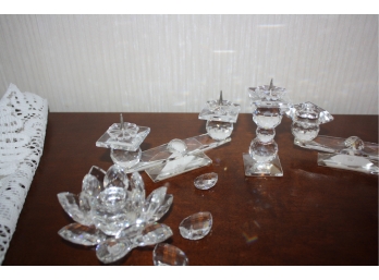 Swarovski Crystal Candle Holders
