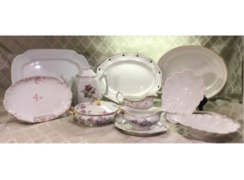 Group Of Dishware Including Limoges, CH Field Havilland